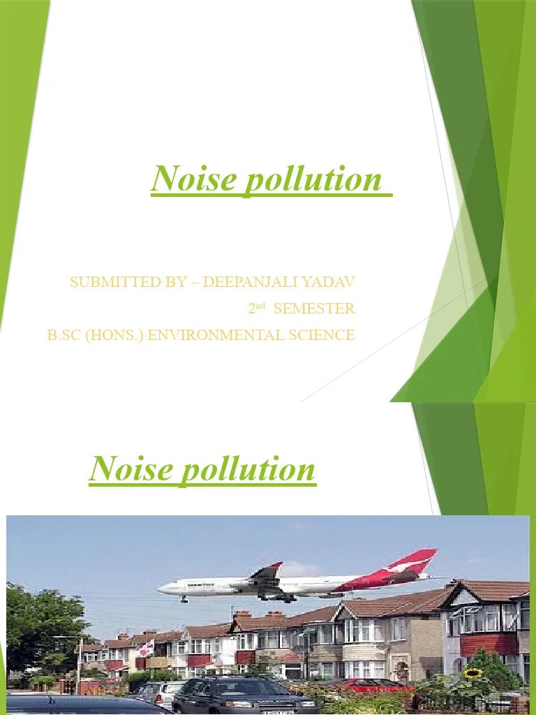 Noise Pollution (1) Deepu . | PDF | Air Pollution | Environmental Issues
