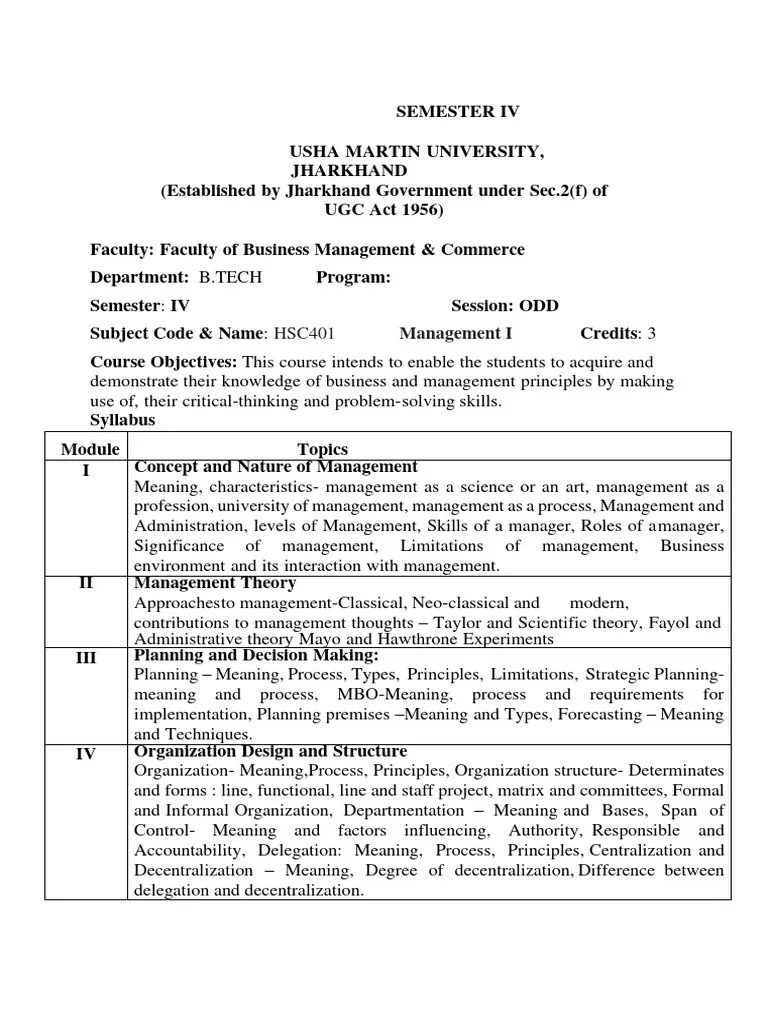 Management I | PDF | Theory | Science