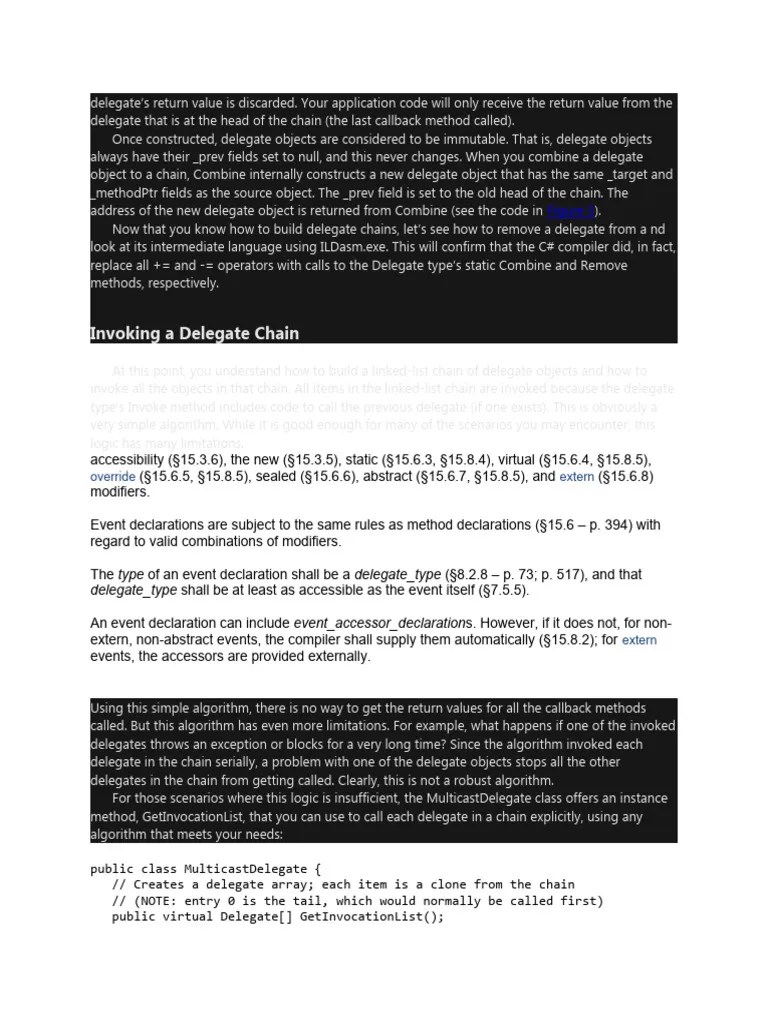 Delegates Part 13 | PDF | Class (Computer Programming) | Method ...