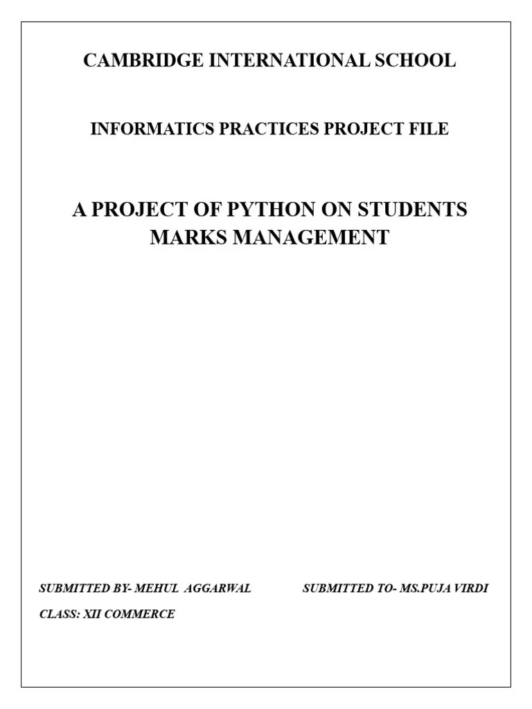 IP Project | PDF | Data | Data Management