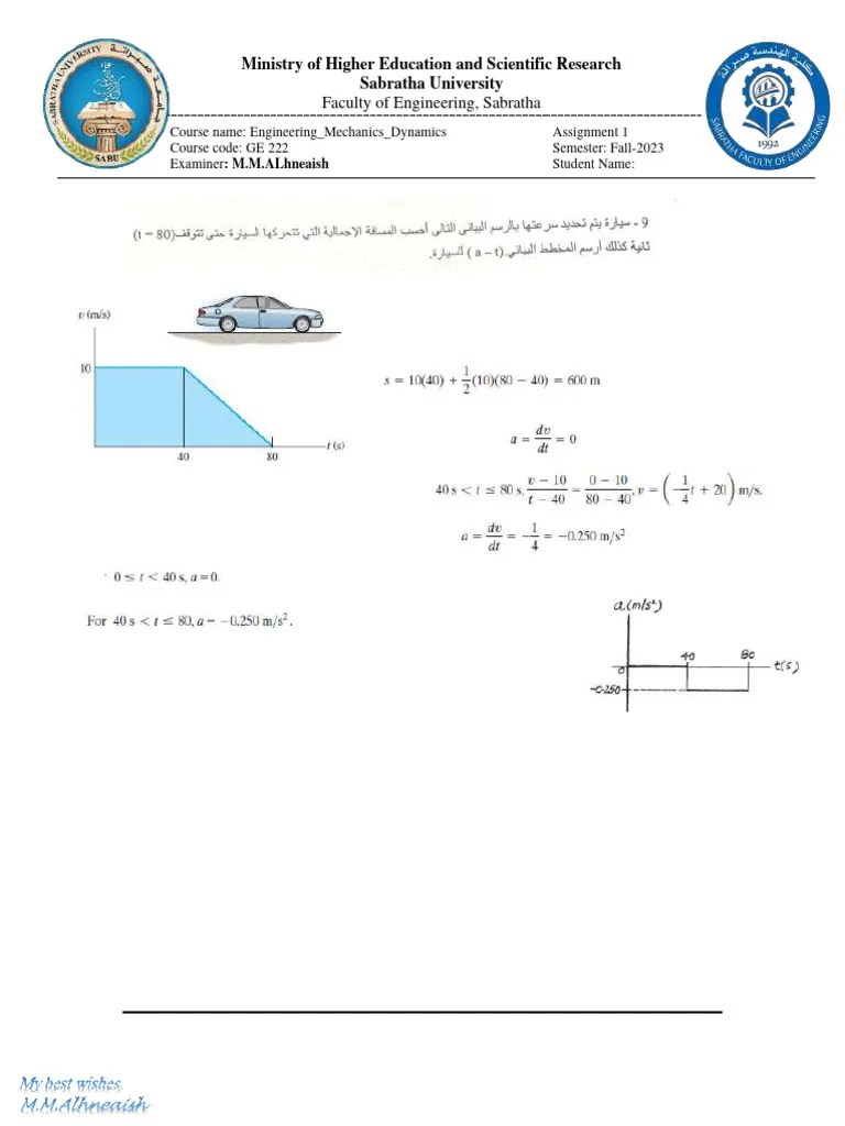 Dynamic Assignment2 Pdf Science Science Education