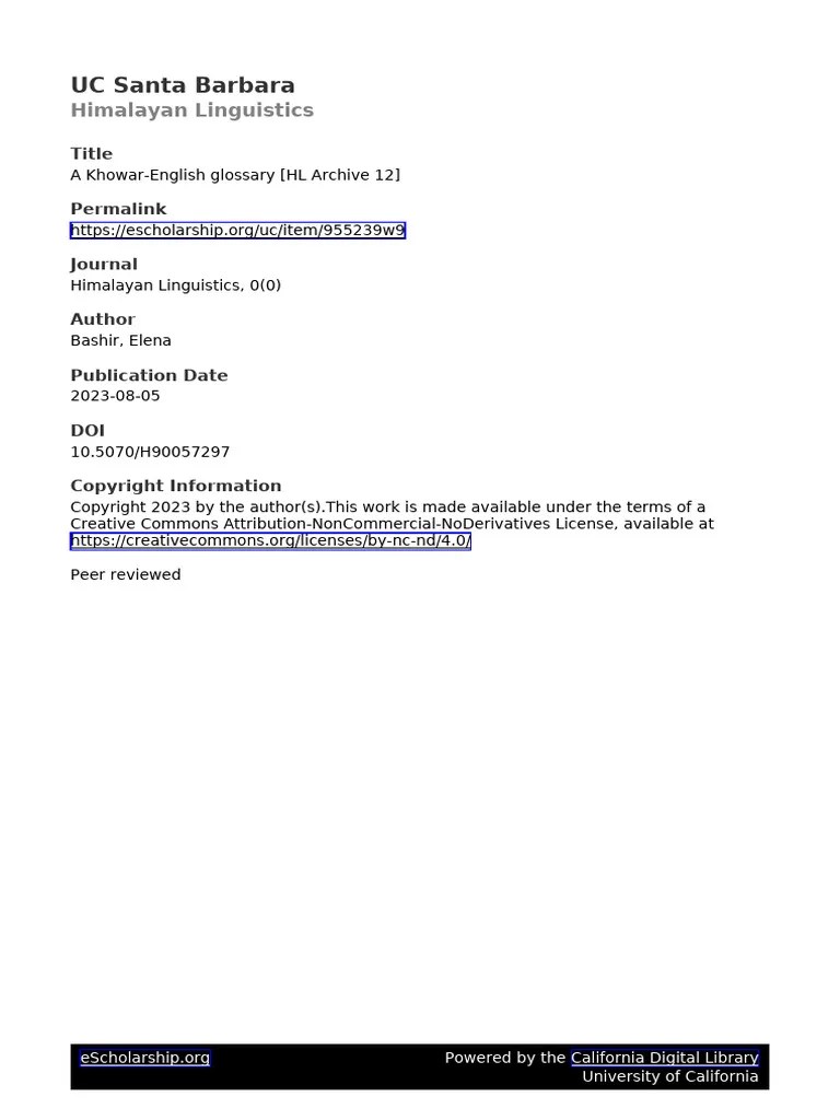 Khowar Dictionary2 Pdf Stress Linguistics Verb
