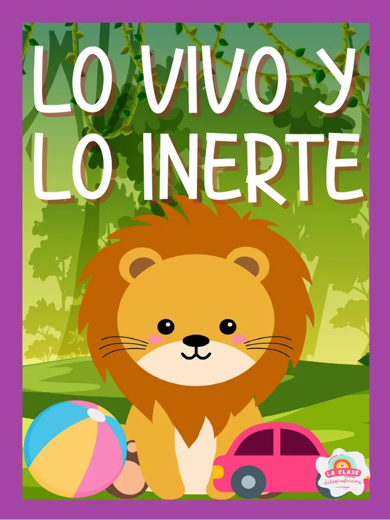 LO VIVO Y LO INERTE Actividad Sobre Seres Vivos Ynliej | PDF