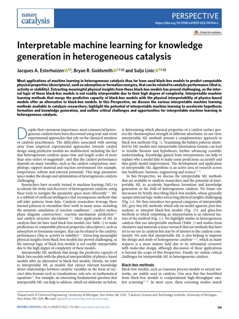 2022 Interpretable Machine Learning For Knowledge | PDF | Machine ...