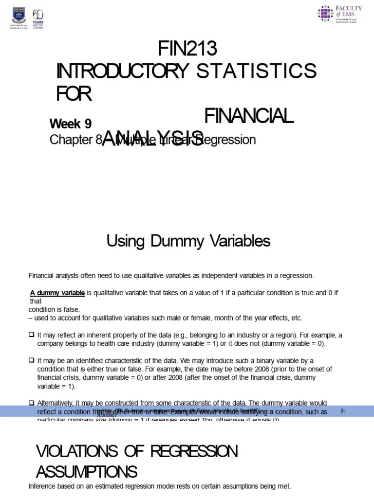Lecture 2 | PDF | Autocorrelation | Linear Regression