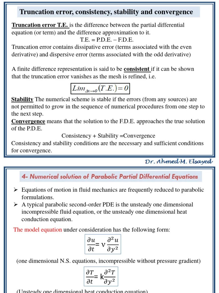 Lecture 5 - Parabolic Partial Differential Equation | PDF | Partial ...