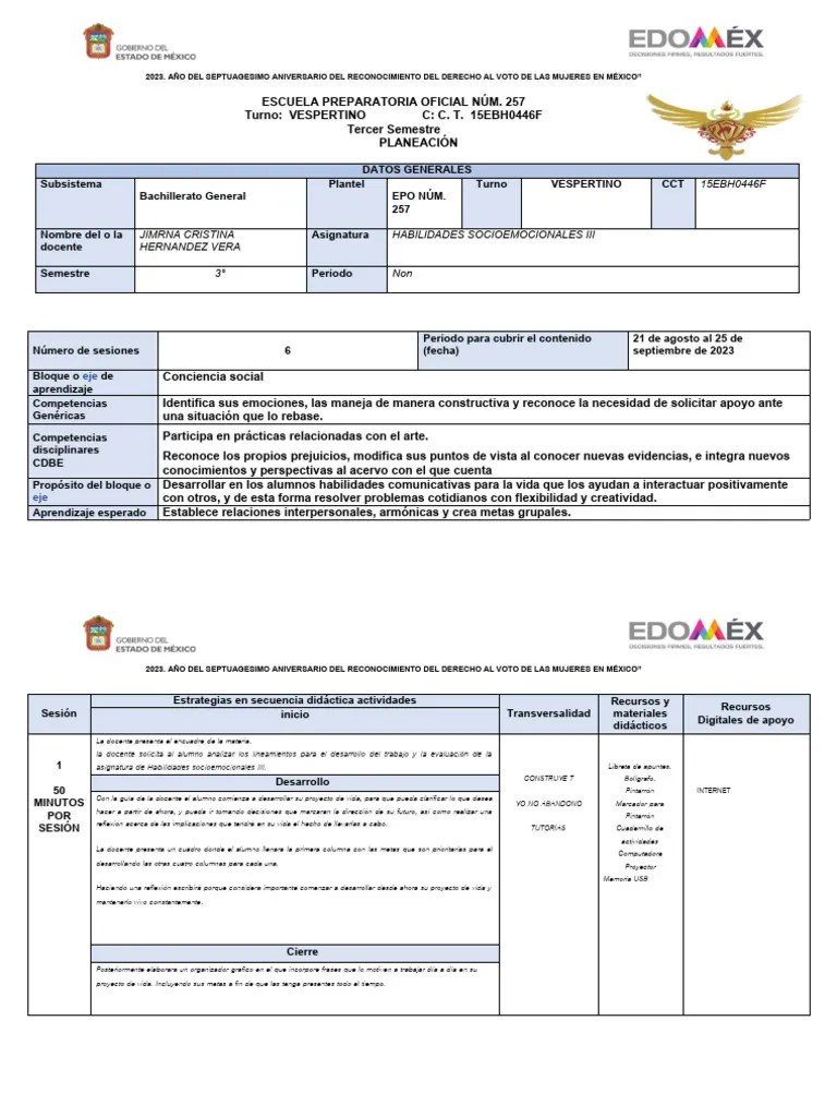 HABILIDADES SOCIOEMOCIONALES III AGOSTO SEPTIEMBRE | Descargar Gratis PDF | Evaluación ...