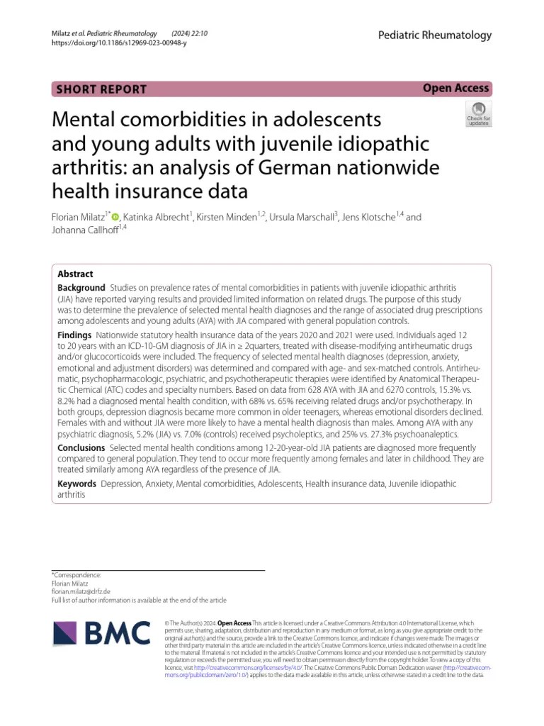 Mental Comorbidities | PDF | Mental Disorder | Comorbidity