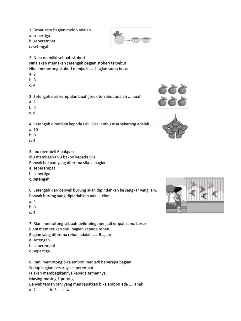 Pembagian Dan Perbandingan Bagian Buah Pdf
