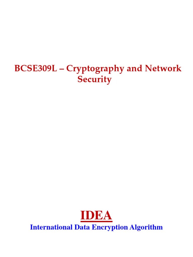 Module 2 Symmetric Encryption Algorithms | PDF