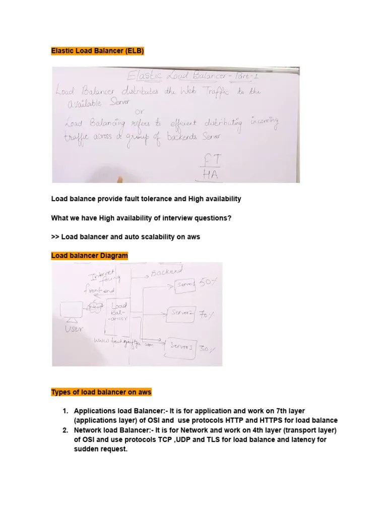 Aws Elastic Load Balancing Pdf Pdf Load Balancing Computing Hypertext Transfer Protocol - Amazing Minimal Picture - Mobile