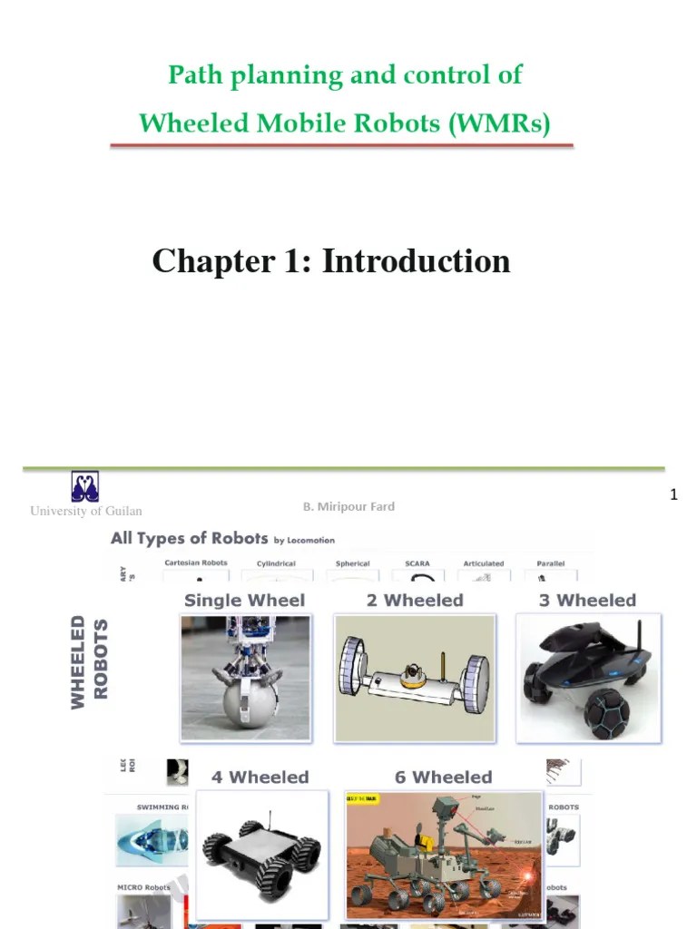 Chapter - 1 - Introduction To Wheeled Mobile Robots | PDF | Robot ...