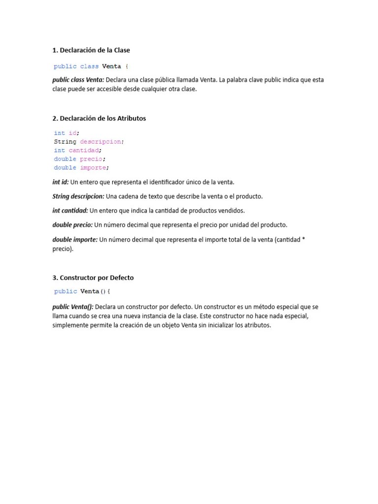 Manual Proyectopau | PDF | Constructor (Programación Orientada A ...