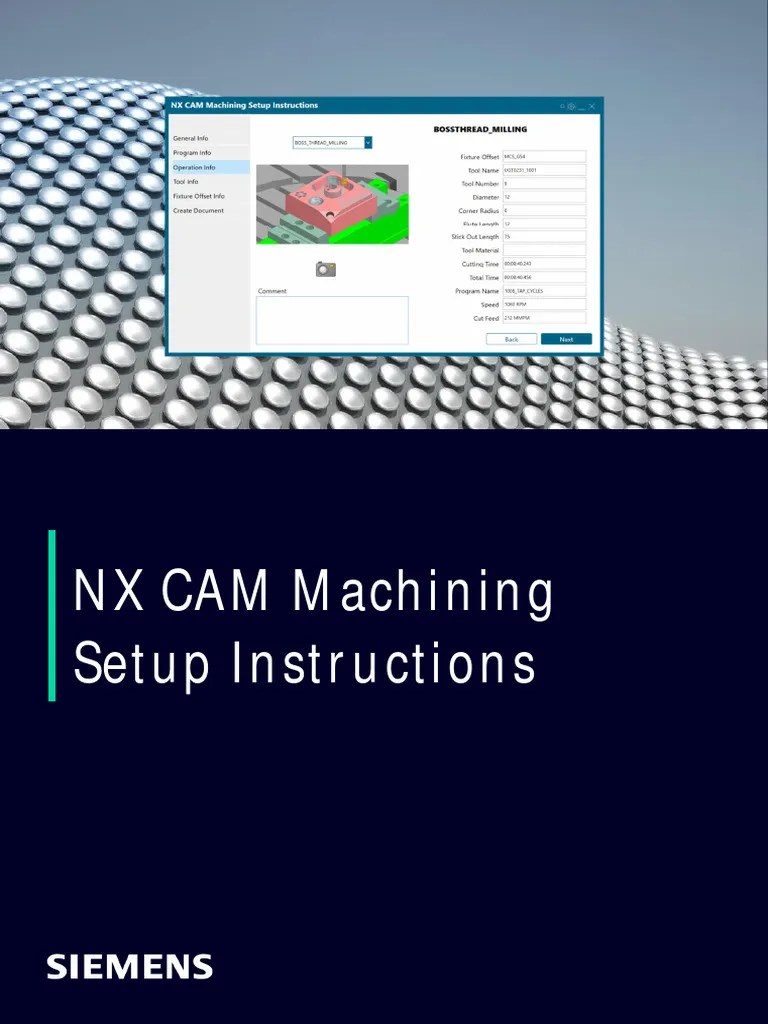 NX CAM Machining Setup Instructions Documentation | Download Free PDF | Icon (Computing ...