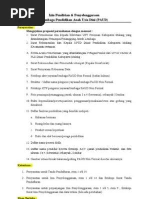 Skripsi ini merupakan penelitian yuridis empiris yang lebih menekankan kepada perlindungan hukum seperti apa yang diberikan pemerintah daerah kepada anak korban . Contoh Surat Izin Pendirian Paud Dari Desa - Kumpulan