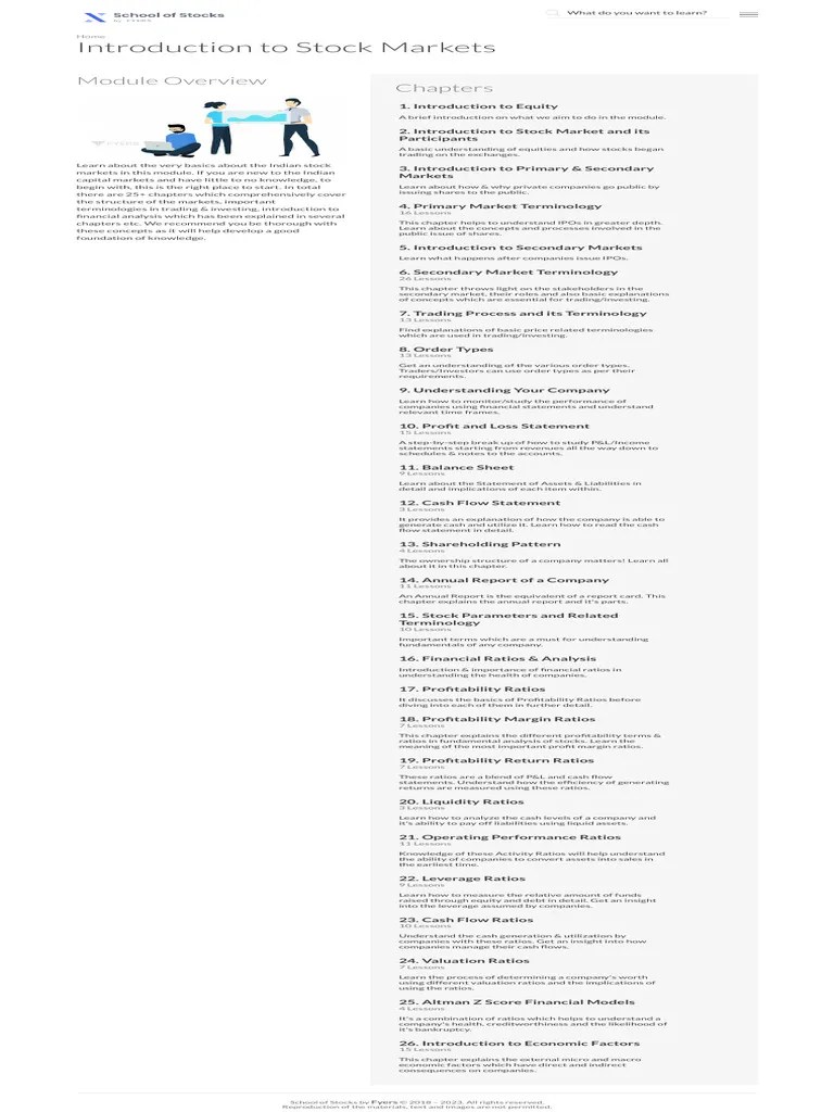 Introduction To Stock Market | PDF | Stocks | Stock Exchange