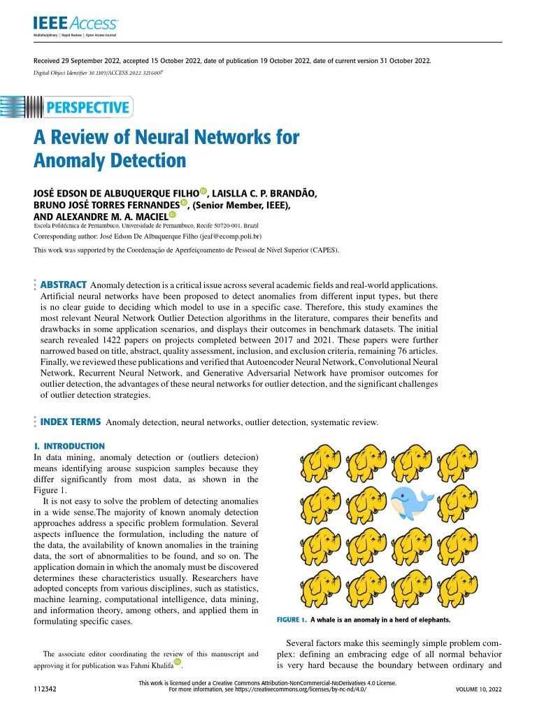A Review Of Neural Networks For Anomaly Detection | Download Free PDF ...