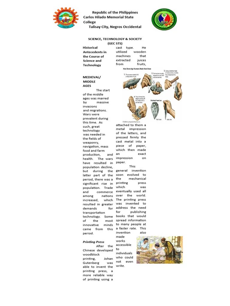 HAND OUT - 3 - Historical Antecedents In The Course Of Science And ...