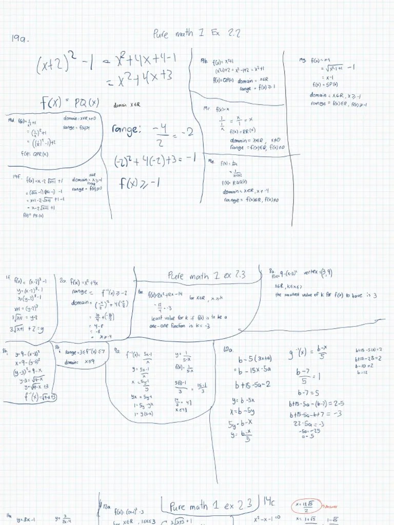 Math (Pure Math 1) | PDF