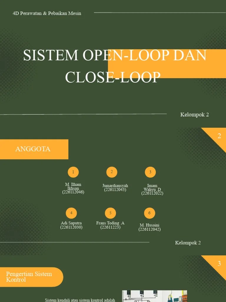 Sistem Open-Loop Dan Close-Loop | PDF