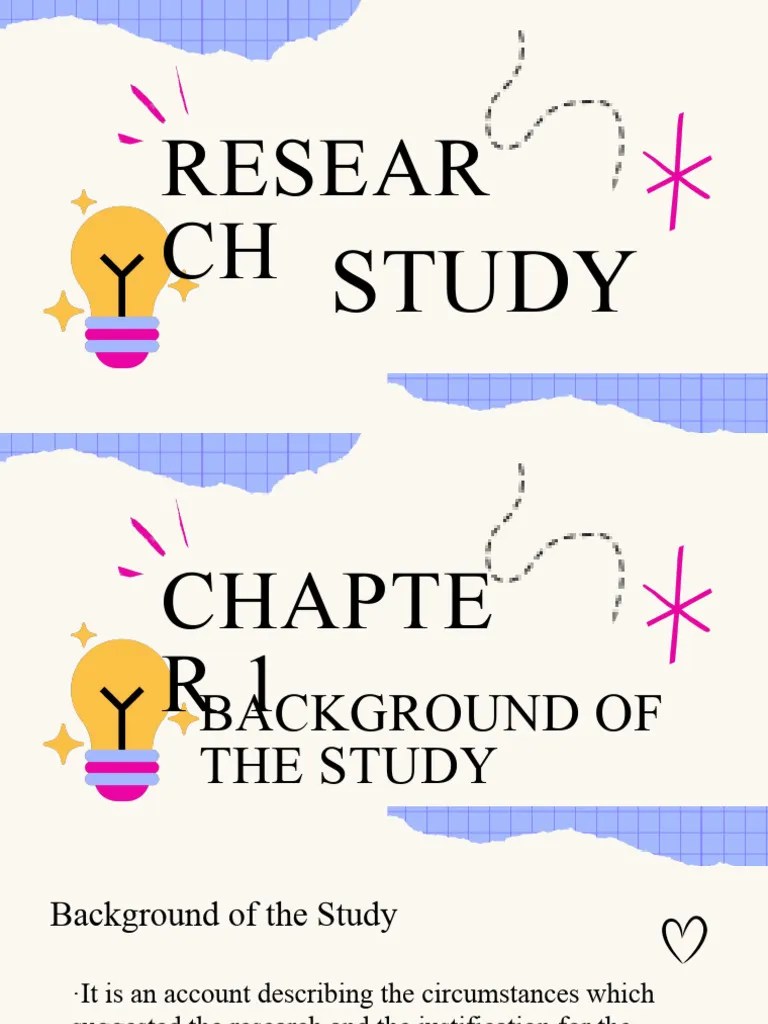 Chapter 1 Background Of The Study | Download Free PDF | Hypothesis ...