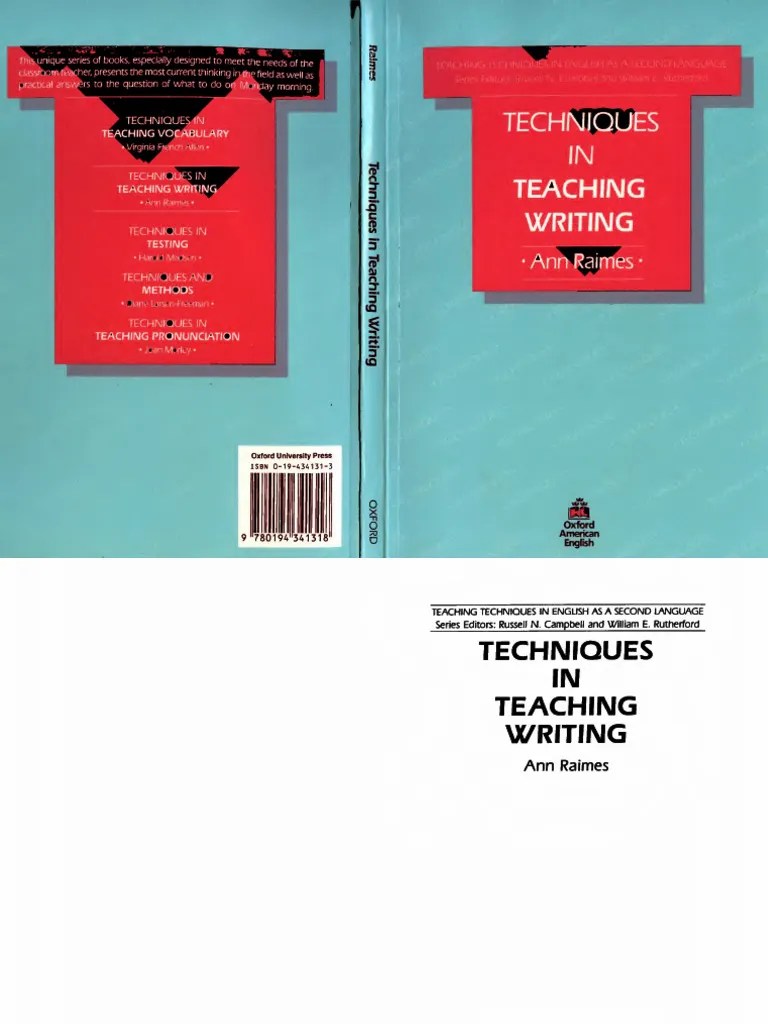 Techniques In Teaching Writing | PDF