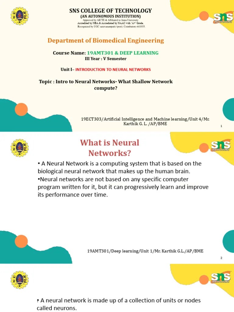 Neural Networks | PDF | Deep Learning | Artificial Neural Network