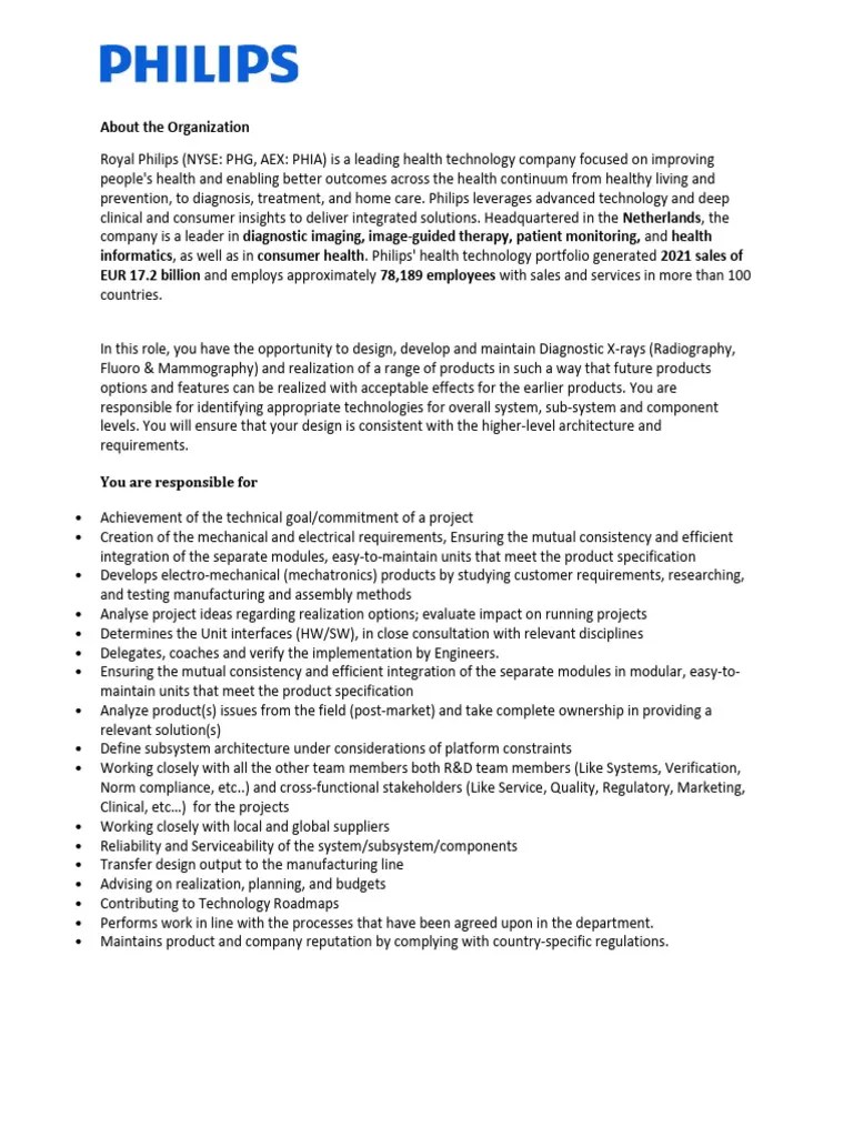 Mechanical, Mechatronics - JD | Download Free PDF | Engineering | Philips