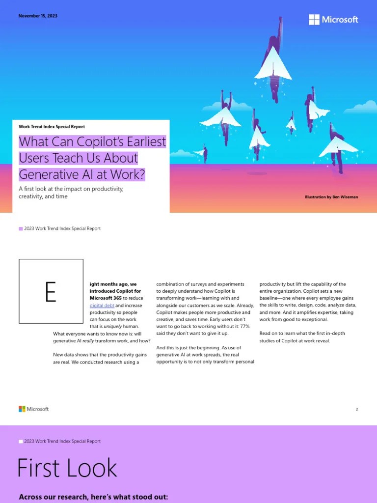 Microsoft Work Trend Index Special Report 2023 Full Report | Download ...
