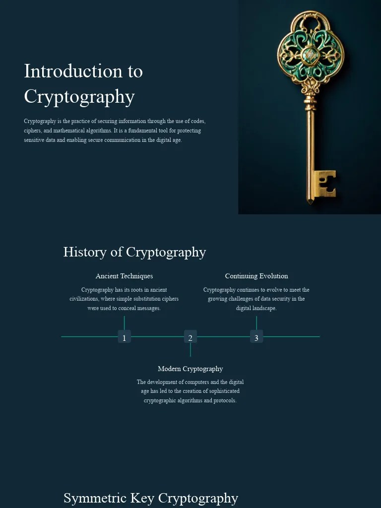 Introduction To Cryptography | PDF | Cryptography | Key (Cryptography)