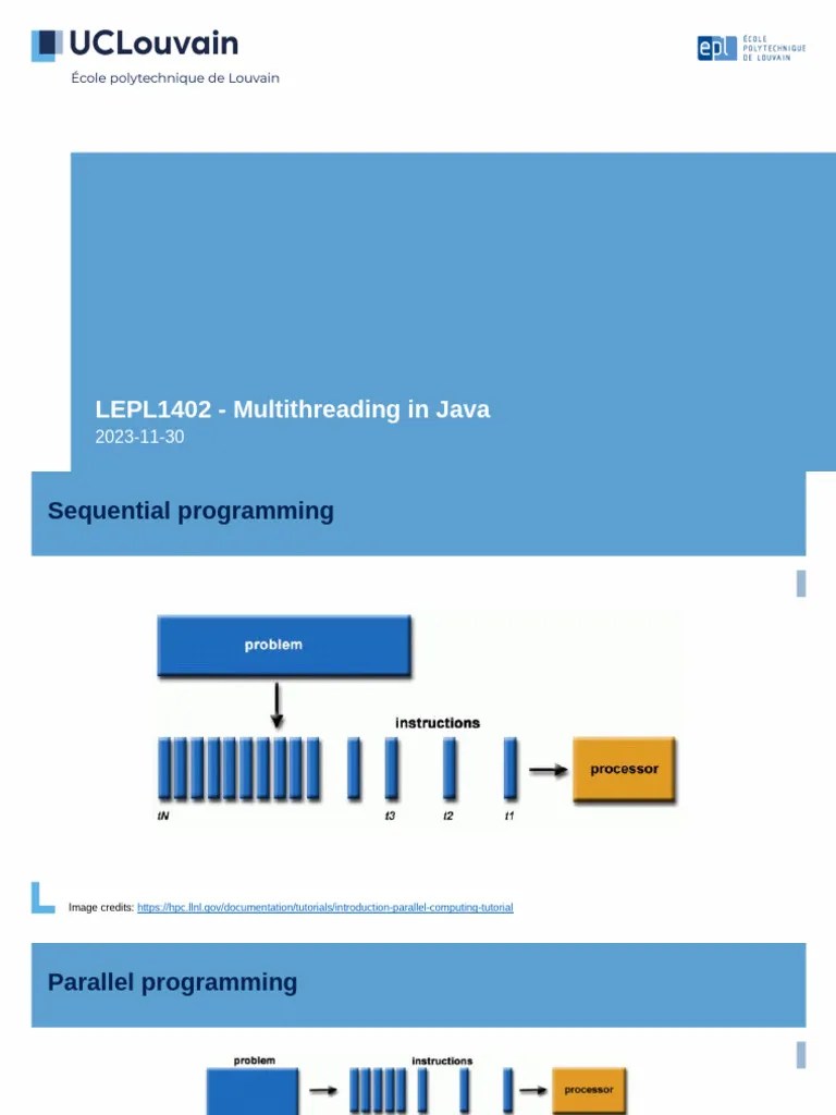Slides-cours9-multithreading | PDF | Process (Computing) | Thread ...