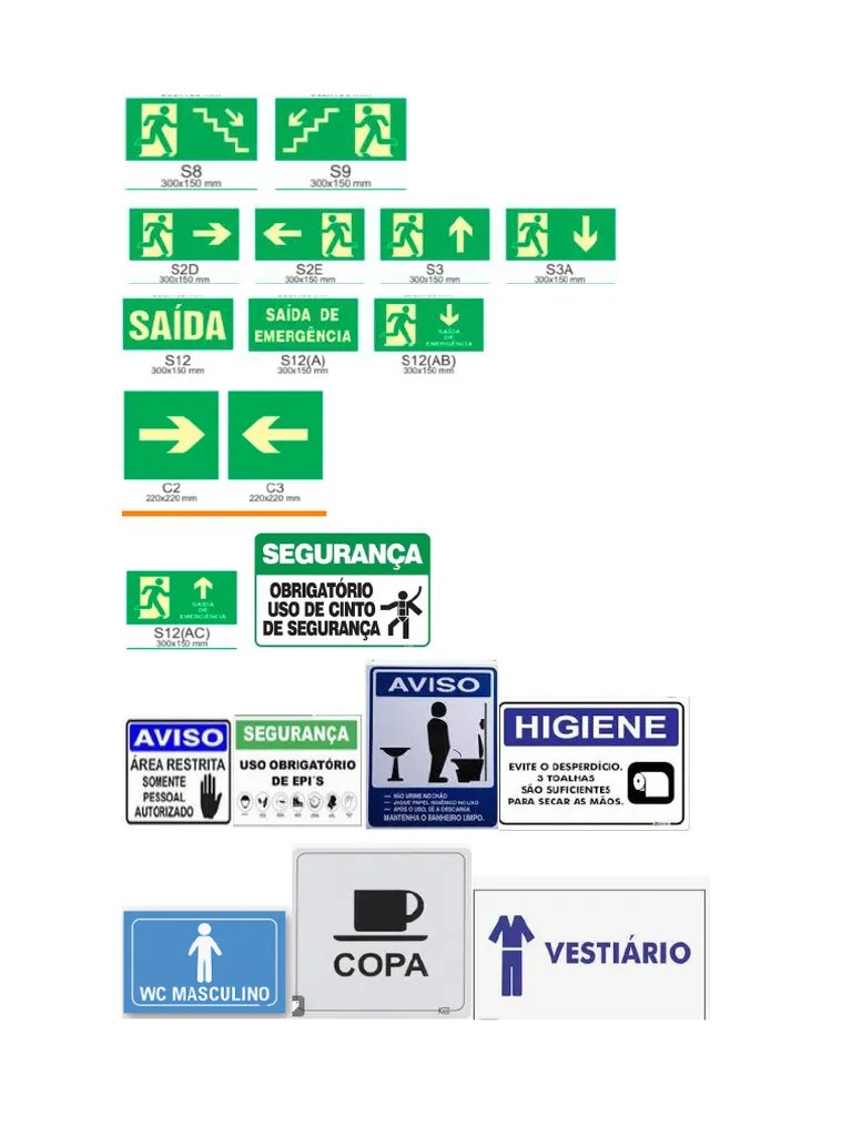 Placas De Sinalização Pdf