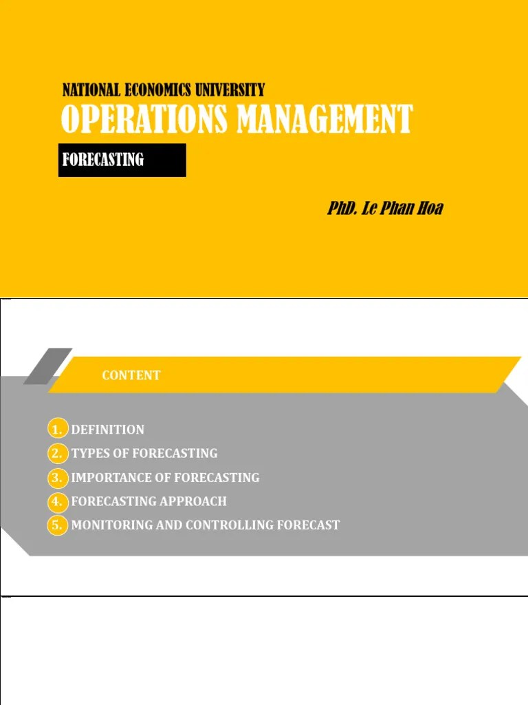 Chap 2 Forecasting | Download Free PDF | Forecasting | Linear Regression