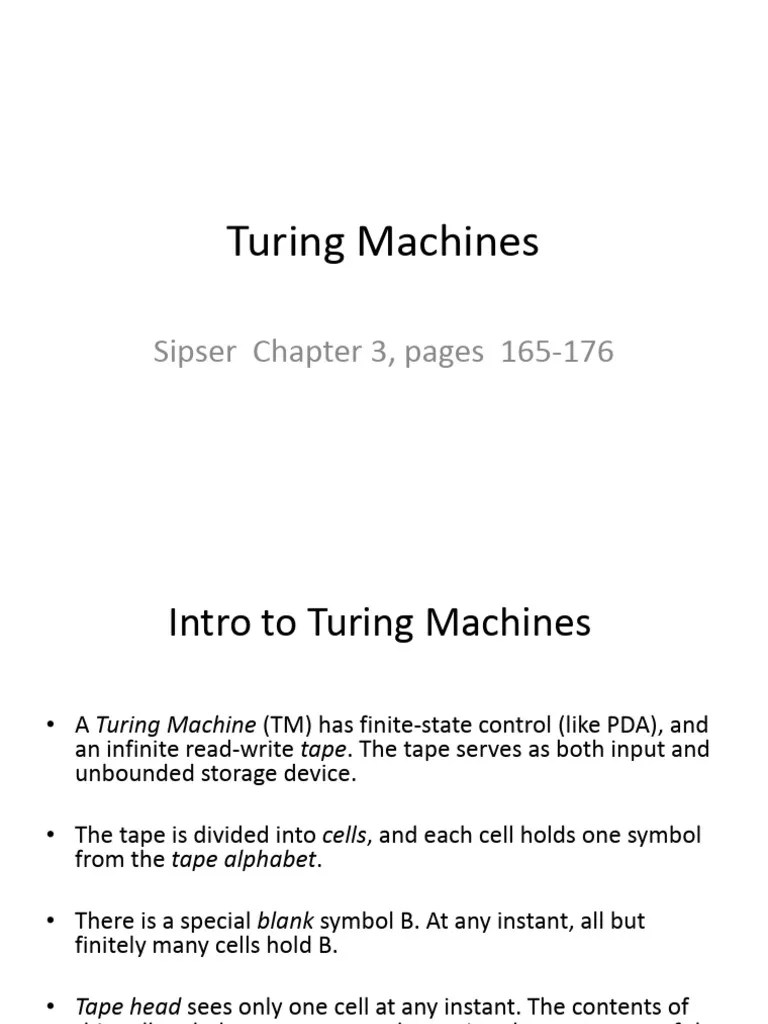 Turing Machines | PDF | Algorithms | Formalism (Deductive)