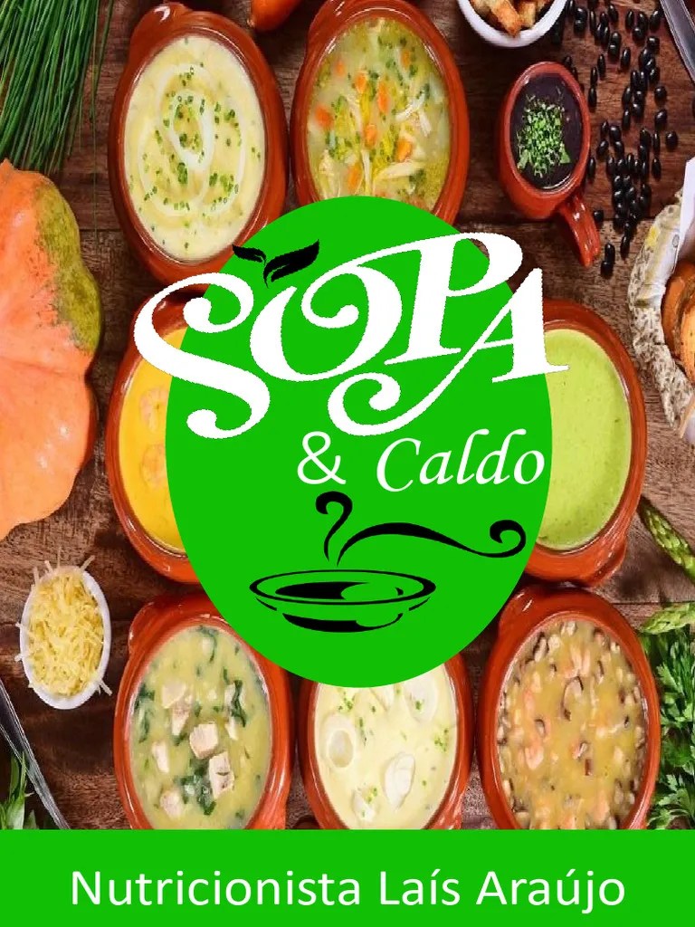 E-Book Sopas & Caldos | PDF | Caldo | Alimentos