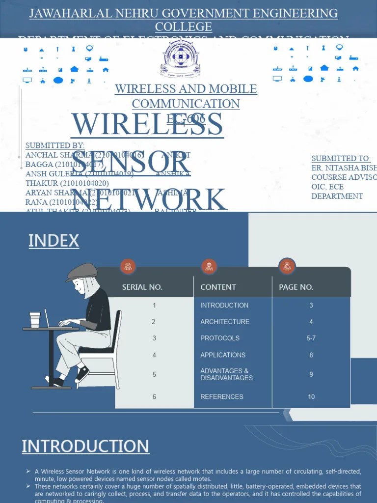 Wireless Seminar | PDF | Wireless Sensor Network | Computer Network