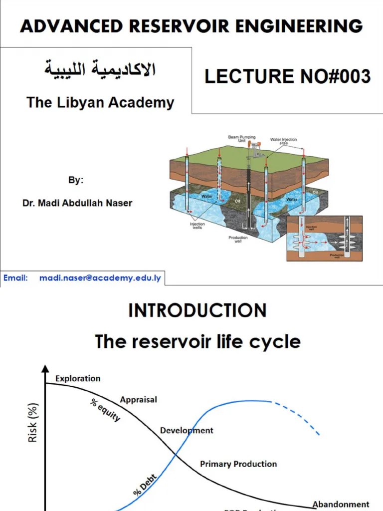 Advanced Reservoir Engineering - Assistant Prof Dr. Madi - Lecture ...