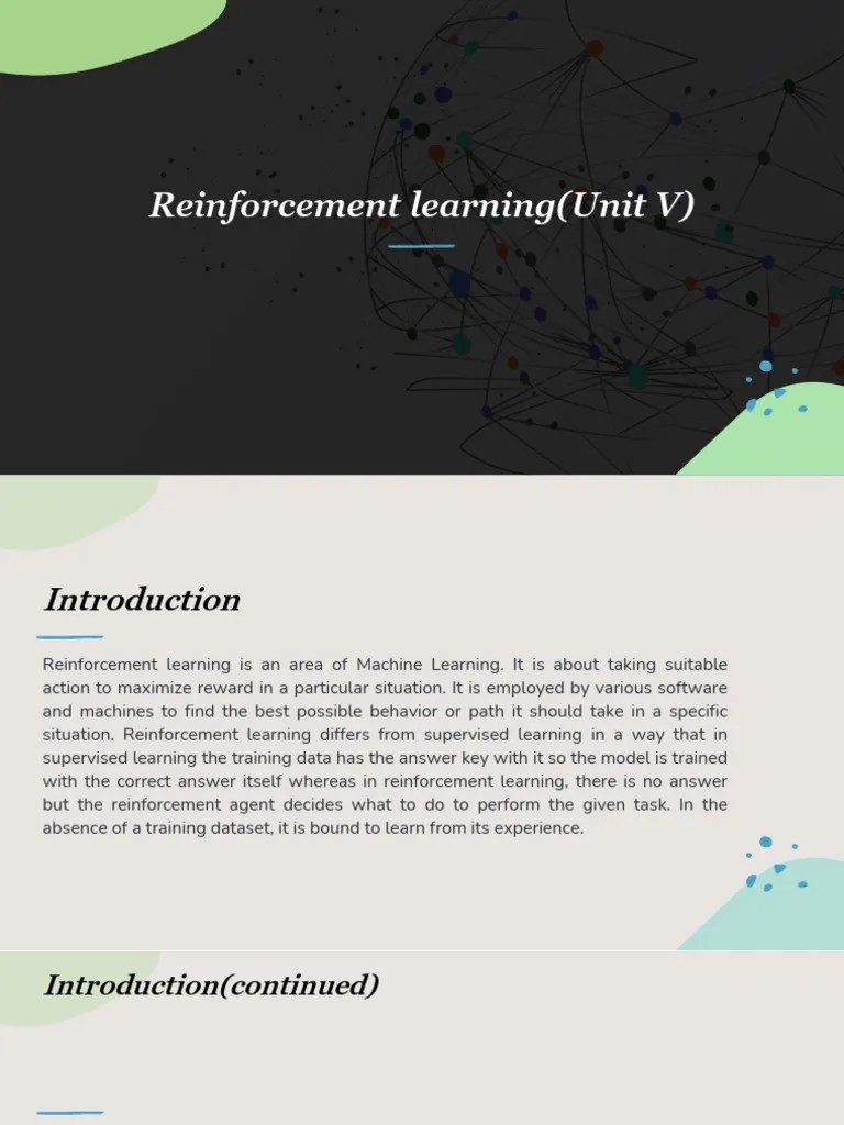 Unit V Reinforcement Learning And Genetic Algorithm | PDF | Genetic ...