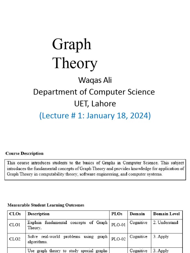Lecture 1 | PDF | Vertex (Graph Theory) | Theoretical Computer Science