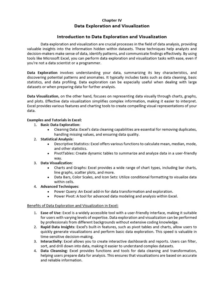 Chapter 4 Data Exploration And Visualization 2 | PDF | Data Science ...