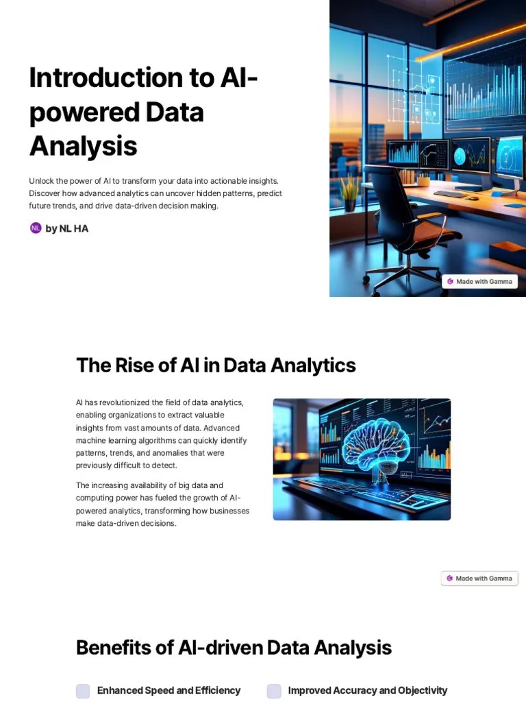 Introduction To AI Powered Data Analysis | Download Free PDF ...