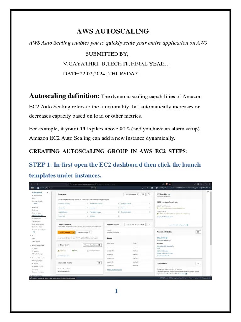 Autoscaling - Aws | Download Free PDF | System Software | Internet