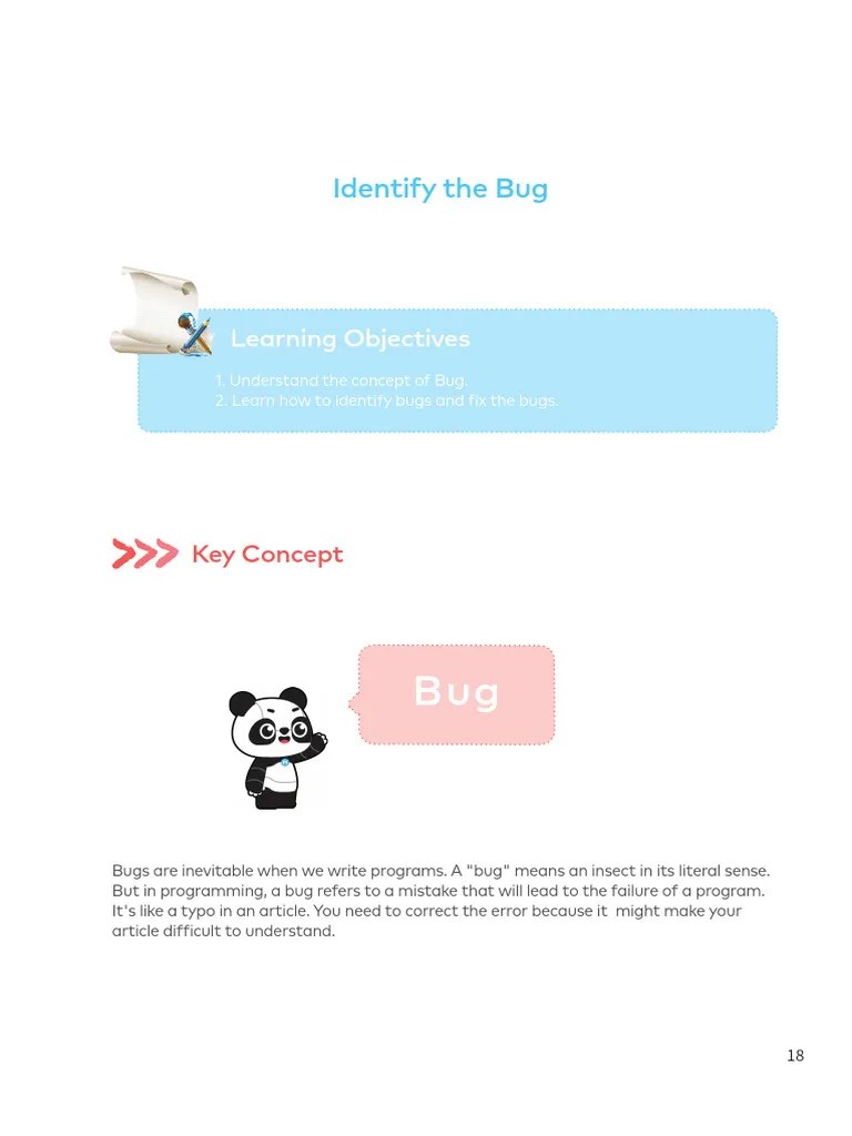 Lesson 04 Identify The Bug - Sheet | PDF | Software Bug | Computer ...
