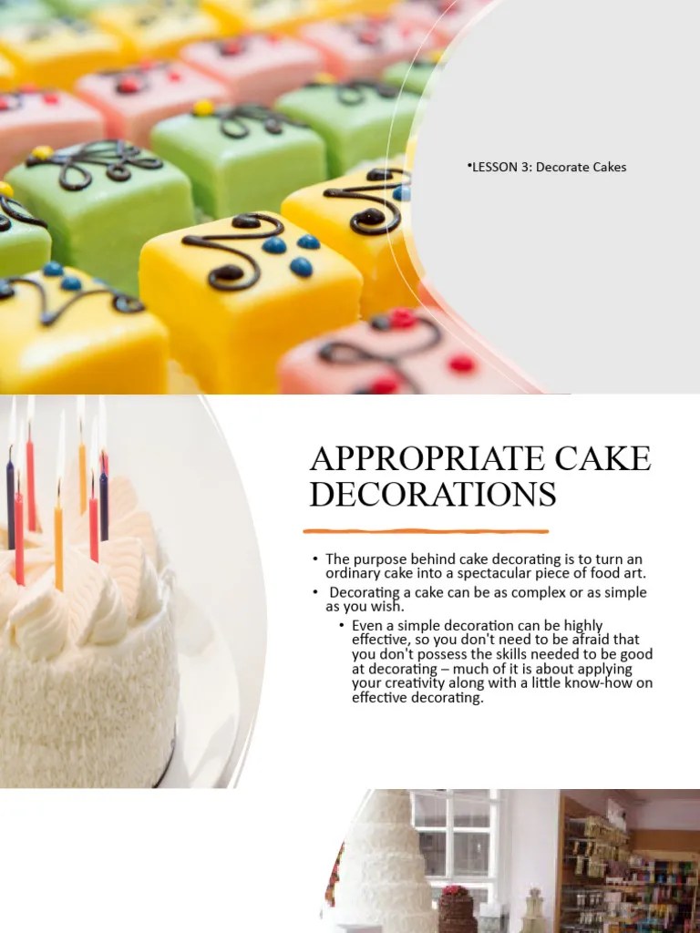 Decorate Cakes | PDF | Cakes | Icing (Food)