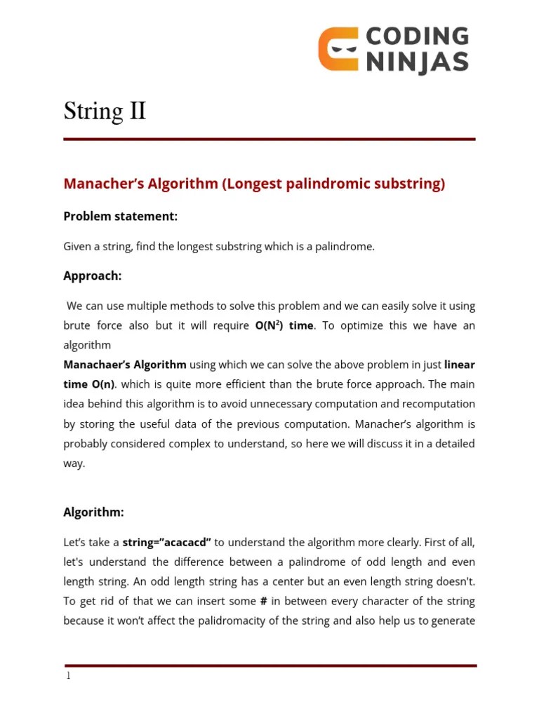54.string 2notes | PDF | Computer Science | Theoretical Computer Science