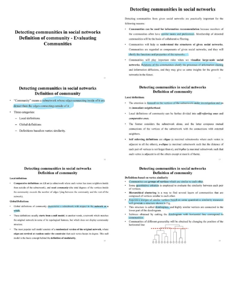 2 Community Detection 1 | PDF