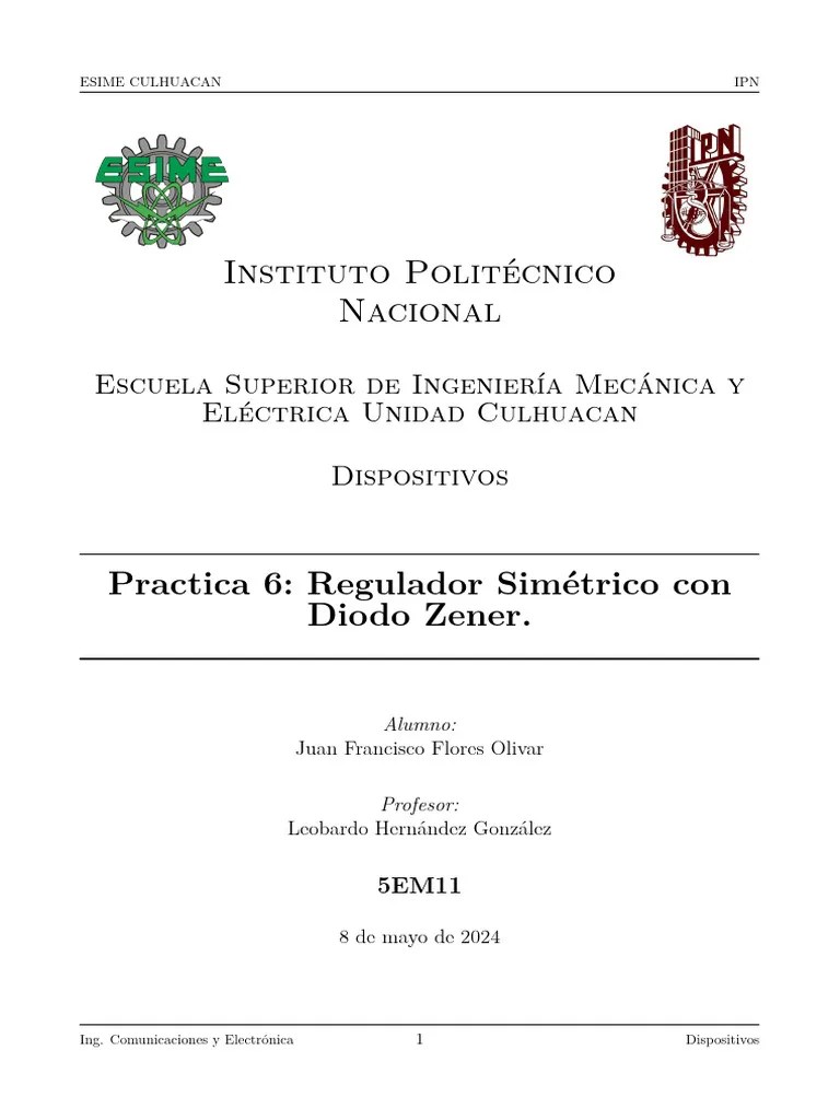 Practica 6 Dispositivos | Descargar Gratis PDF | Electrónica | Ingeniería Electrónica