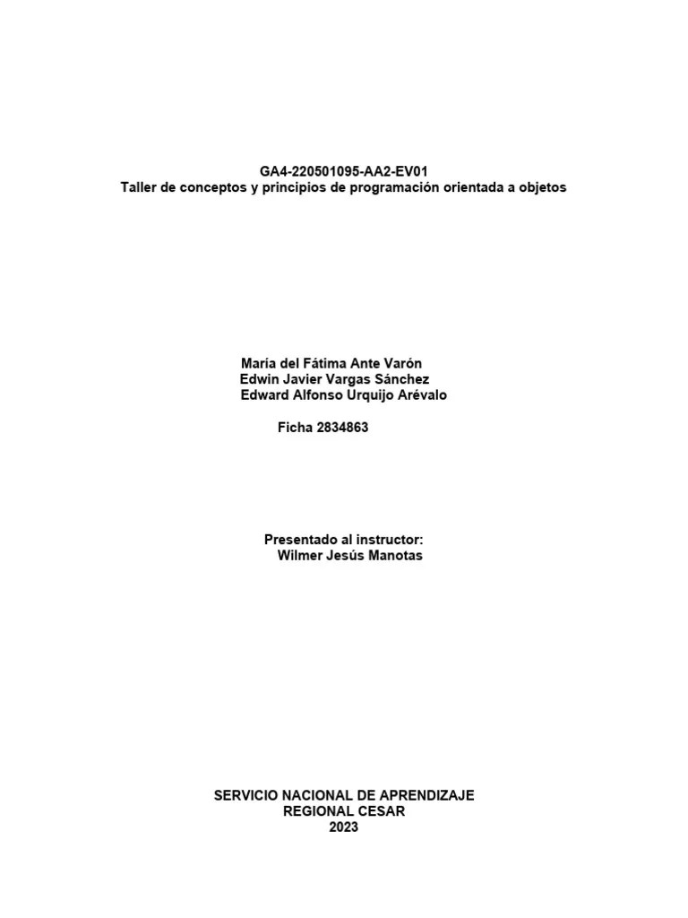 GA4-220501095-AA2-EV01 Taller De Conceptos Y Principios De Programación ...