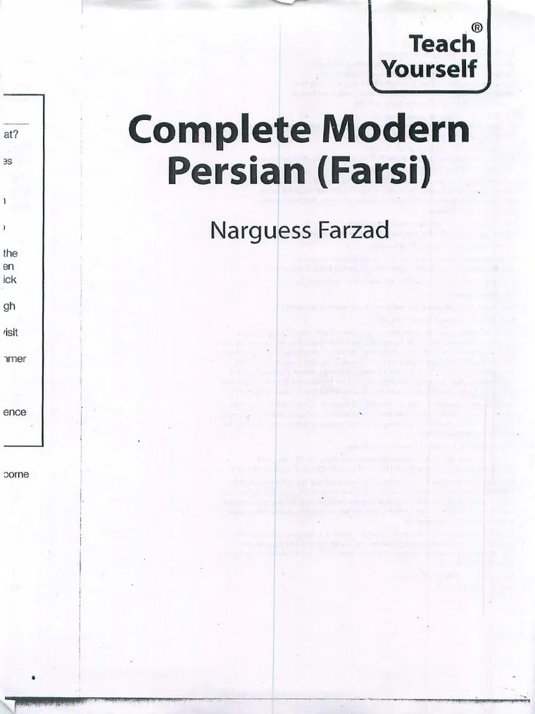Complete Modern Persian (Farsi) | PDF