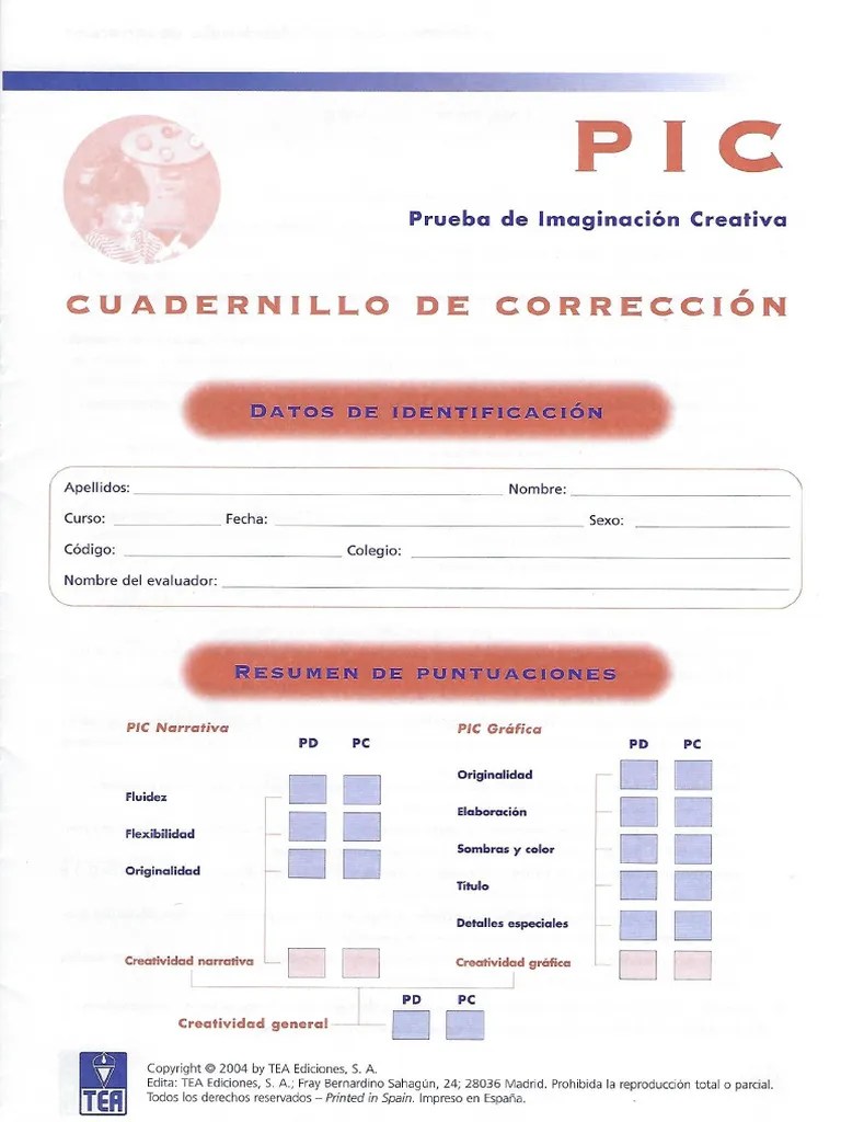 PIC Cuadernillo De Correccion | PDF